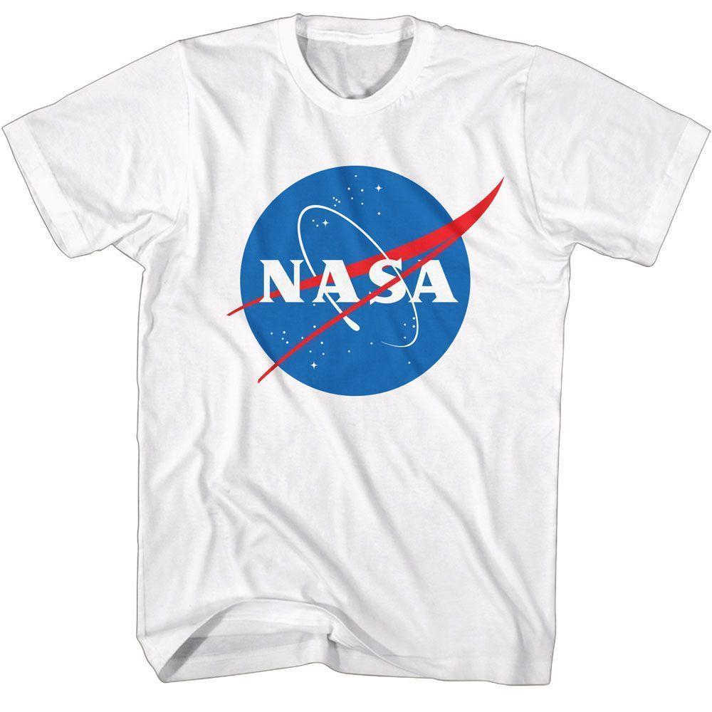 Nasa Meatball Logo White T-Shirt